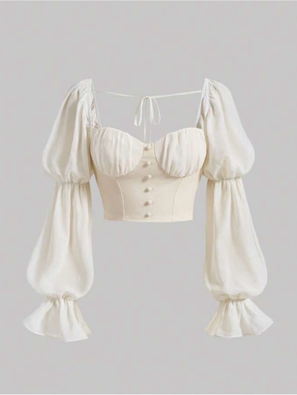 SHEIN Cream Corset Top (New with Tag)